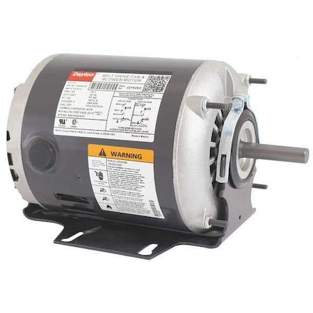 Split-Phase Belt Drive Motor, 1/4 HP, 48Z Frame, 115/208-230V AC Voltage, 1, 725 Nameplate RPM MPN:3ZP92