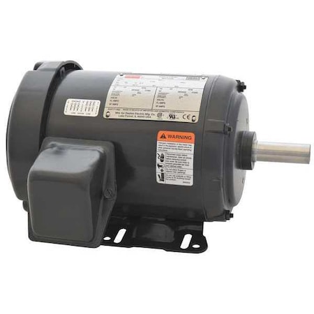 Three-Phase General Purpose Motor, 3 HP, 143-5T/56HZ Frame, 208-230/460V AC Voltage MPN:41D774