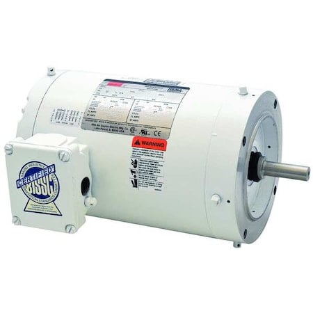WashdownMotor, 1hp, 1750RPM, 56C, 230/460VAC MPN:48ZJ94