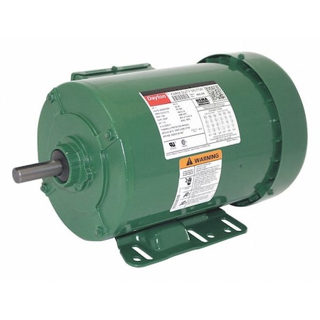 General Purpose Farm Duty Motor, 3-Phase, 1 HP, 208-230/460V AC, 1, 725 Nameplate RPM, 56H Frame MPN:48ZJ98
