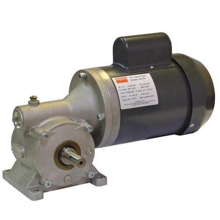 AC Gearmotor, 299 in-lb Max. Torque, 45 RPM Nameplate RPM, 115/208-230V AC Voltage, 1 Phase MPN:4CVU1