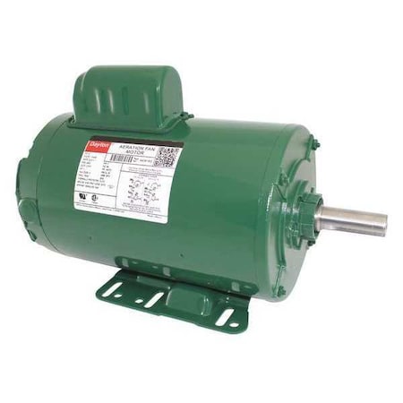 Capacitor-Start Aeration Fan Motor, 2 HP, 115/230V AC Voltage, 143TZ Frame, 3, 450 Nameplate RPM MPN:4K061