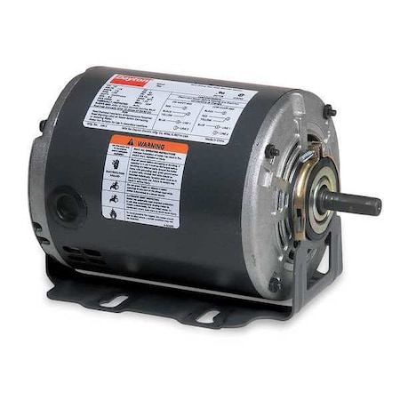 Split-Phase Belt Drive Motor, 1/2 HP, 48Z Frame, 115/208-230V AC Voltage, 1, 725 Nameplate RPM MPN:4K259