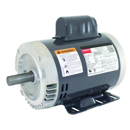 Capacitor-Start General Purpose Motor, 1 hp HP, 115/208-230V AC Voltage, 145TC Frame MPN:4K811