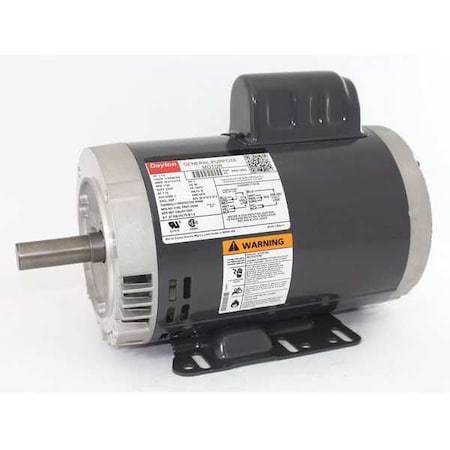 Capacitor-Start General Purpose Motor, 1 1/2 hp HP, 115/208-230V AC Voltage, 145TC Frame MPN:4K812