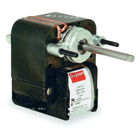 C-Frame Motor, Shaded Pole, 2 In. L, Ball MPN:4M079E