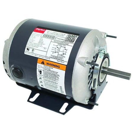 Split-Phase Belt Drive Motor, 1/4 HP, 48Y Frame, 115/208-230V AC Voltage, 1, 725 Nameplate RPM MPN:4VAF9