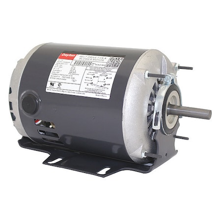 Split-Phase Belt Drive Motor, 1/3 HP, 48Y Frame, 115/208-230V AC Voltage, 1, 725 Nameplate RPM MPN:4VAG1BG