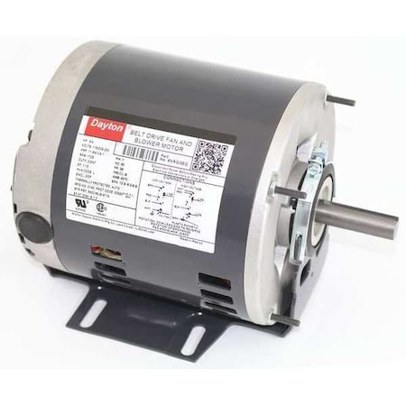 Split-Phase Belt Drive Motor, 3/4 HP, 56 Frame, 115/208-230V AC Voltage, 1, 725 Nameplate RPM MPN:4VAG3BG
