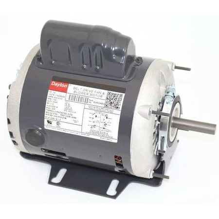 Capacitor-Start Belt Drive Motor, 1/4 HP, 48Y Frame, 115/208-230V AC Voltage, 1, 725 Nameplate RPM MPN:4VAG4BG