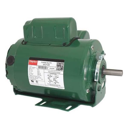 Agricultural Fan Motor, Capacitor-Start/Run, 3/4 HP, 115/208-230V AC, 1, 725 Nameplate RPM, 56 Frame MPN:4WNZ5
