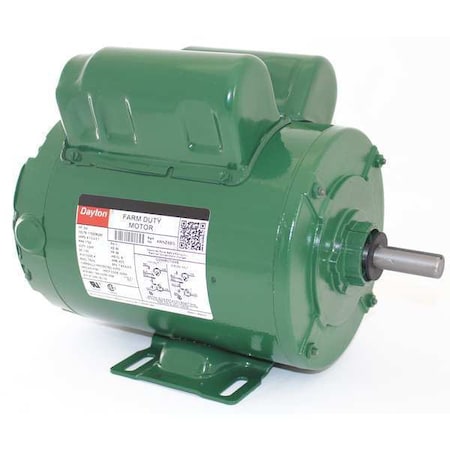 Agricultural Fan Motor, Capacitor-Start/Run, 3/4 HP, 115/208-230V AC, 1, 725 Nameplate RPM, 56 Frame MPN:4WNZ6
