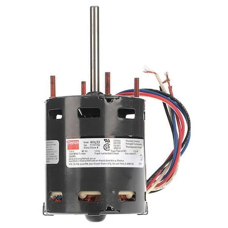 Motor, Sh Pole, 1/25 HP, 1550, 115V, 3.3, Open MPN:4YU33