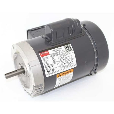 Capacitor-Start General Purpose Motor, 1/2 hp HP, 115/208-230V AC Voltage, 56C Frame MPN:5GD58