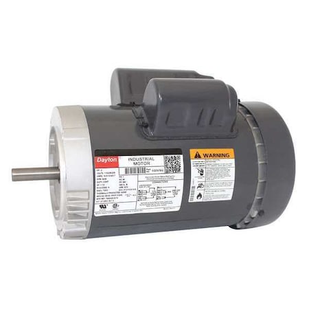 Capacitor-Start/Run General Purpose Motor, 2 hp HP, 115/208-230V AC Voltage, 56C Frame MPN:5GD67