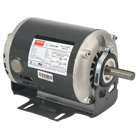 General Purpose Motor, Open Dripproof, Cradle Base Mount, 1/2 HP, 1, 725 Nameplate RPM, Ball MPN:5K283