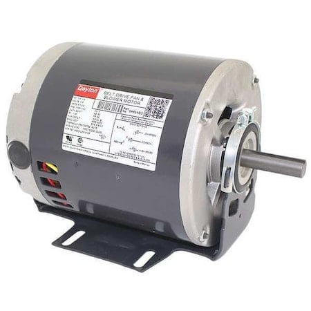 Split-Phase Belt Drive Motor, 1/3, 1/6 HP, 56 Frame, 115V AC Voltage, 1, 725/1, 140 Nameplate RPM MPN:5K654