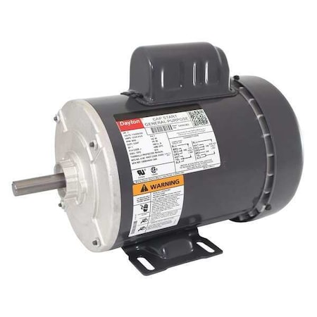 Capacitor-Start General Purpose Motor, 1 hp HP, 115/208-230V AC Voltage, 56 Frame MPN:5K960
