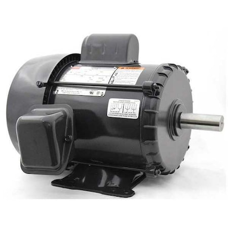 Capacitor-Start General Purpose Motor, 2 hp HP, 115/230V AC Voltage, 182T Frame MPN:5K966