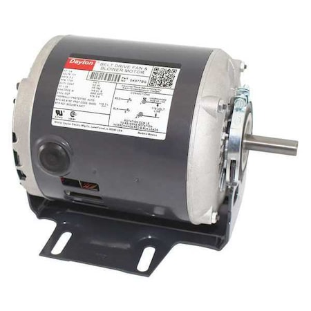 Split-Phase Belt Drive Motor, 1/4 HP, 56Z Frame, 115V AC Voltage, 1, 725 Nameplate RPM MPN:5K977