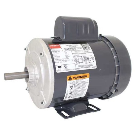 Capacitor-Start General Purpose Motor, 1/2 hp HP, 115/208-230V AC Voltage, 56 Frame MPN:5UKF1