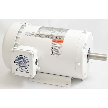WashdownMotor, 1hp, 1750RPM, 230/460VAC MPN:5XAT8