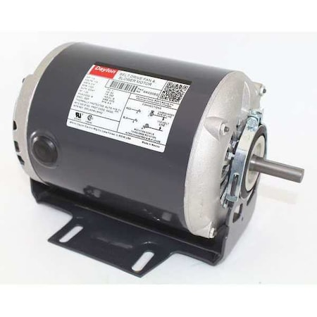 Split-Phase Belt Drive Motor, 1/3 HP, 56Z Frame, 115V AC Voltage, 1, 725 Nameplate RPM MPN:6K030