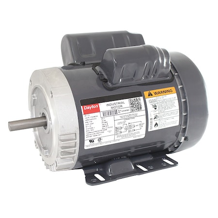 Capacitor-Start/Run General Purpose Motor, 1 hp HP, 115/208-230V AC Voltage, 56HC Frame MPN:6K045