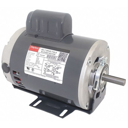 Belt Drive Motor, 1 Speed, Open Dripproof, Cradle Base Mount, 1 HP, 1, 725 Nameplate RPM, Auto MPN:6K321