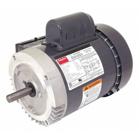 Capacitor-Start General Purpose Motor, 1/2 hp HP, 115/208-230V AC Voltage, 56C Frame MPN:6K342