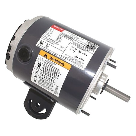 Split Phase Pedestal Fan Motor, 1/4 HP, 48YX Frame, 115 AC V, 1725 RPM MPN:6K403