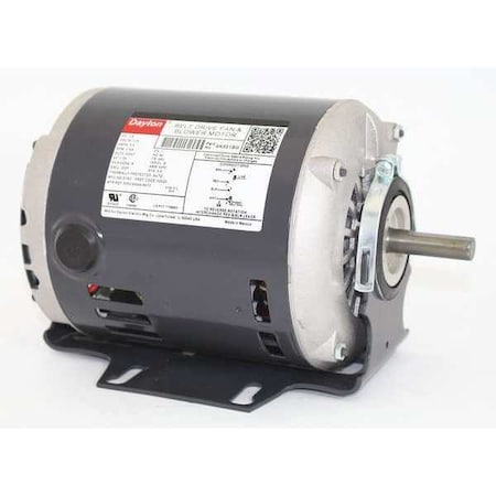 Split-Phase Belt Drive Motor, 1/6 HP, 48 Frame, 115V AC Voltage, 1, 725 Nameplate RPM MPN:6K551