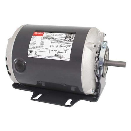 Split-Phase Belt Drive Motor, 1/3 HP, 48 Frame, 115V AC Voltage, 1, 725 Nameplate RPM MPN:6K570