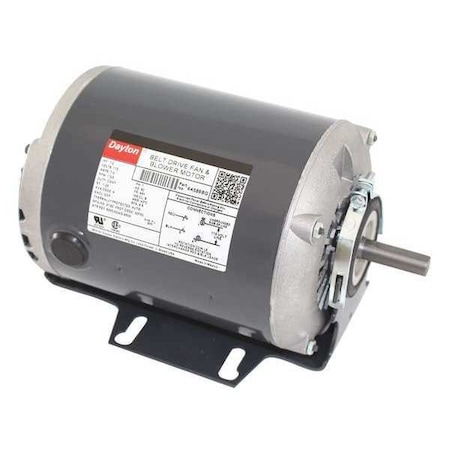 Split-Phase Belt Drive Motor, 1/2 HP, 48 Frame, 115V AC Voltage, 1, 725 Nameplate RPM MPN:6K589BG