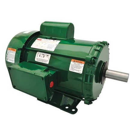 High Torque Farm Duty Motor, Capacitor-Start, 3 HP, 230V AC, 1, 740 Nameplate RPM, 184T Frame MPN:6K610