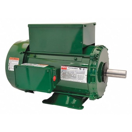 High Torque Farm Duty Motor, Capacitor-Start/Run, 5 HP, 230V AC, 1, 740 Nameplate RPM, 182/4T Frame MPN:6K847