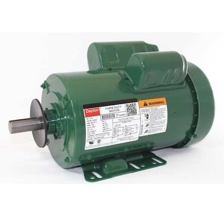 Extra High Torque Farm Duty Motor, Capacitor-Start/Run, 1 1/2 HP, 115/230V AC, 1, 725 Nameplate RPM MPN:6K886