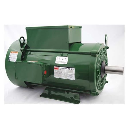 High Torque Farm Duty Motor, Capacitor-Start/Run, 7 1/2 HP, 230V AC, 1, 740 Nameplate RPM, 215T Frame MPN:6K969