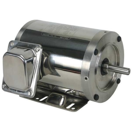Washdown Motor, 3 Ph, TENV, 1/2 HP, 3460 rpm MPN:6WY32