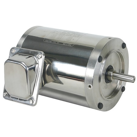 Washdown Motor, 3 Ph, TENV, 1/2 HP, 1745 rpm MPN:6WY53