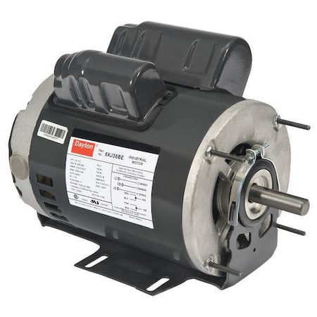 Capacitor-Start/Run General Purpose Motor, 1 hp, 1/3 hp HP, 208-230V AC Voltage, 56 Frame MPN:6XJ36
