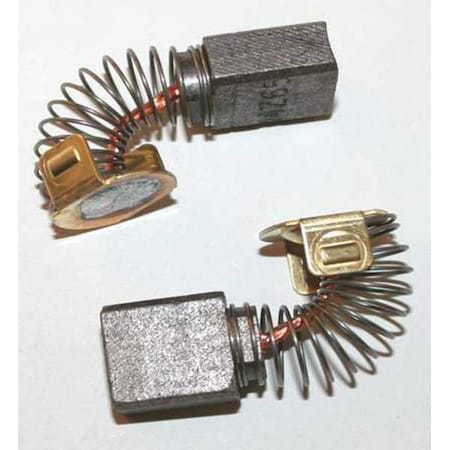 Motor Brush Set, 5/16 In L, 9/16 In W, Pk2 MPN:6YHY5