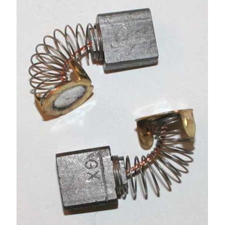 Motor Brush Set, 1/4 In L, 5/8 In W, Pk2 MPN:6YHZ0