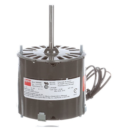 HVAC Motor, 1/40 HP, 3000 rpm, 115V, 3.3 MPN:71213782M