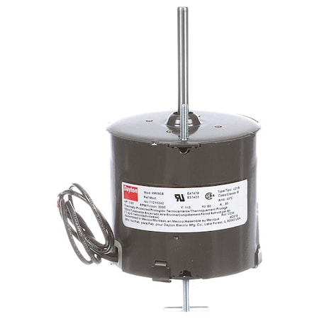 HVAC Motor, 1/40 HP, 3000 rpm, 115V, 3.3 MPN:71216242M