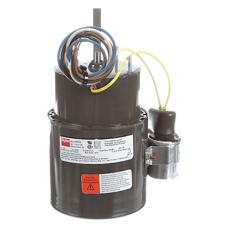 HVAC Motor, 1/8 HP, 3000 rpm, 230V, 3.3 MPN:71621739M