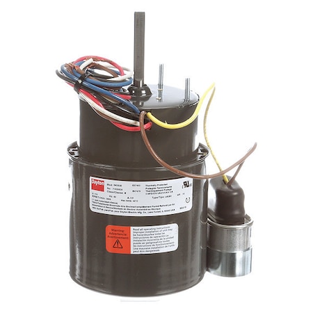 HVAC Motor, Totally Enclosed Fan-Cooled, 1/8 HP, 3, 000 Nameplate RPM, 1 Speed, 115V AC, 1.3 A MPN:71626626M