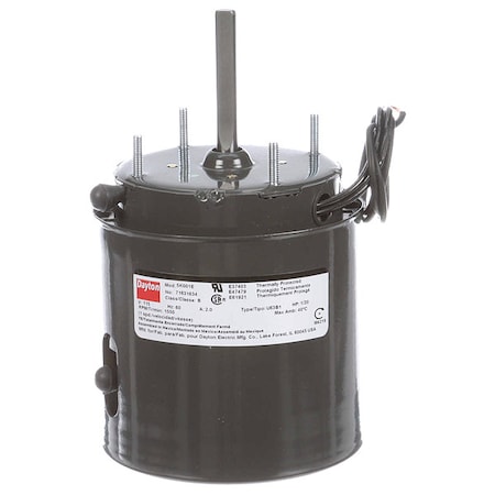 HVAC Motor, 1/20 HP, 1550 rpm, 115V, 3.3 MPN:71631634M