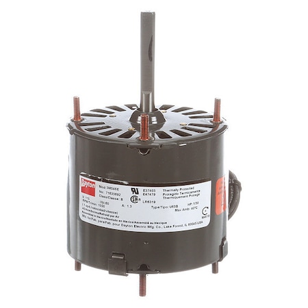 HVAC Motor, 1/30 HP, 1550 rpm, 115V, 3.3 MPN:71633692M