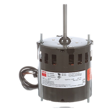 HVAC Motor, 1/70 HP, 1550 rpm, 115V, 3.3 MPN:71633695M